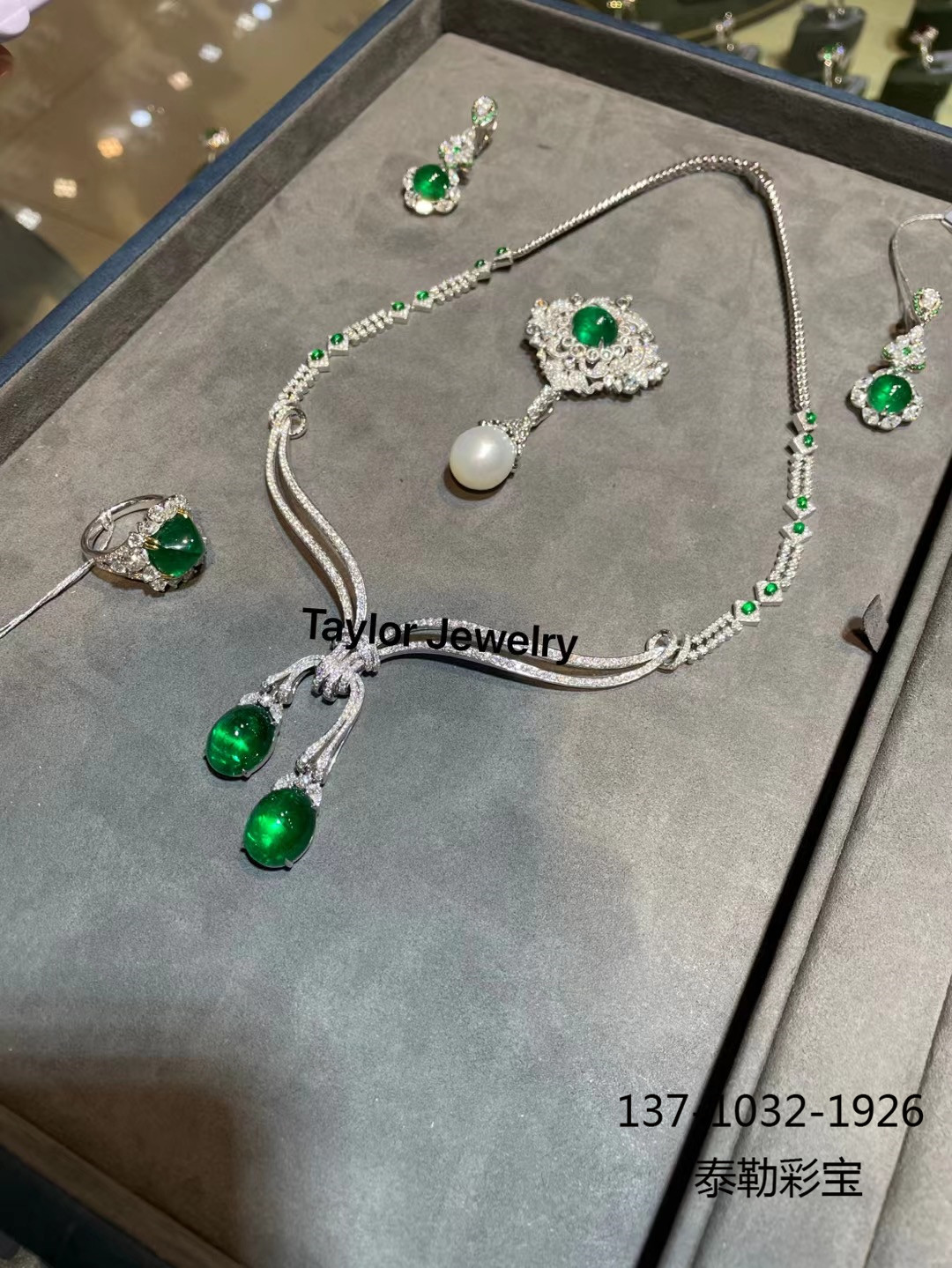 一套具有高级感的珠宝，可以陪伴女人一生！